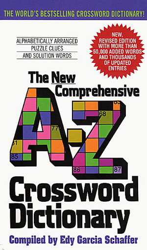 Cover art for New Comprehensive A-Z Crossword Dictionary