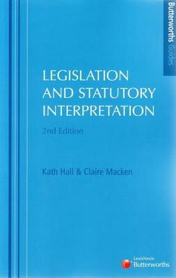 Cover art for Legislation and Statutory Interpretation