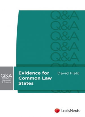 Cover art for Evidence For Common Law States Lexis Nexis Questions and