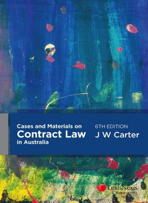 Cover art for Cases and Materials on Contract Law in Australia