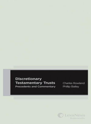 Cover art for Testamentary and Discretionary Family Trusts