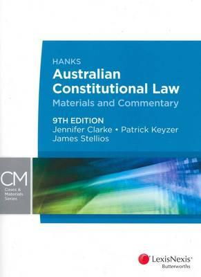 Cover art for Hanks' Australian Constitutional Law