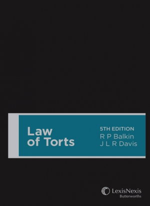 Cover art for Law of Torts