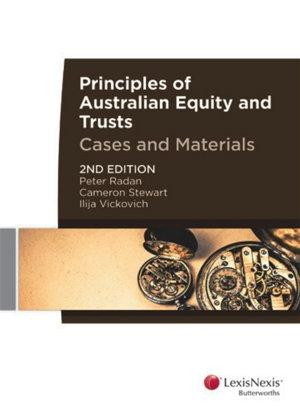 Cover art for Principles of Australian Equity and Trusts