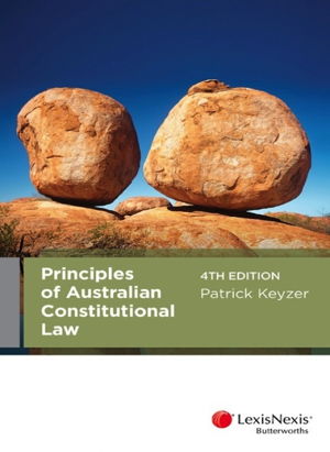 Cover art for Principles of Australian Constitutional Law