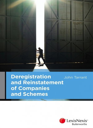 Cover art for Deregistration and Reinstatement of Companies and Schemes