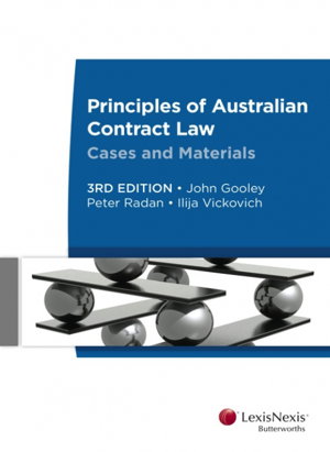 Cover art for Principles of Australian Contract Law Cases and Materials