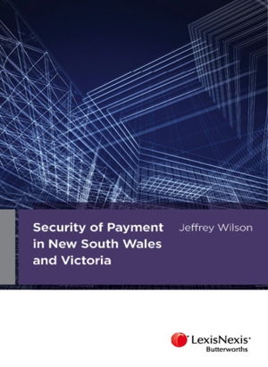 Cover art for Security of Payment In NSW and Victoria