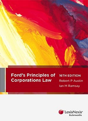 Cover art for Ford Austin and Ramsay's Principles of Corporations Law 16thedition