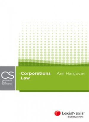 Cover art for Corporations Law Case Summaries