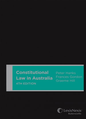 Cover art for Constitutional Law in Australia