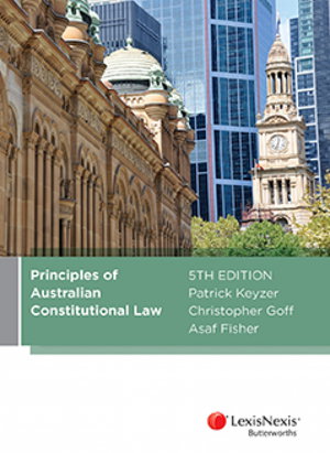 Cover art for Principles of Australian Constitutional Law