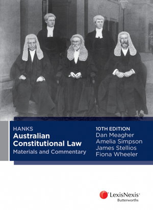 Cover art for Hanks Australian Constitutional Law Materials and Commentary