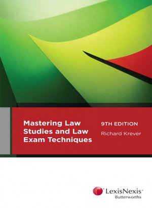 Cover art for Mastering Law Study and Law Exam Techniques