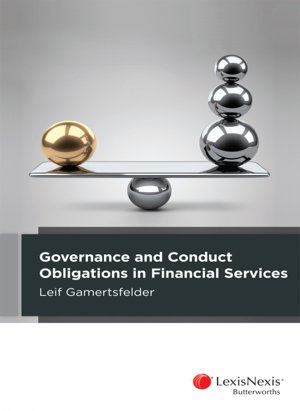 Cover art for Governance and Conduct Obligations in Financial Services