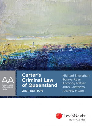 Cover art for Carter's Criminal Law of Queensland