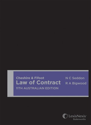 Cover art for Chesire and Fifoot Law of Contract