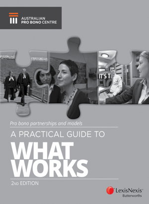 Cover art for Pro Bono Partnerships and Models - A Practical Guide to What Works