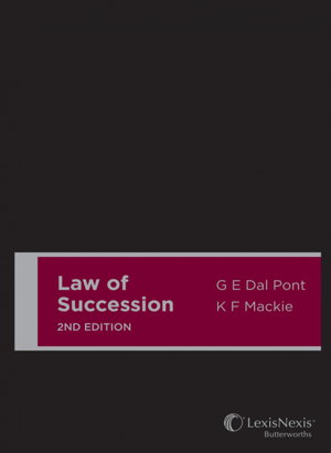 Cover art for Law of Succession, 2nd edition (Cased)