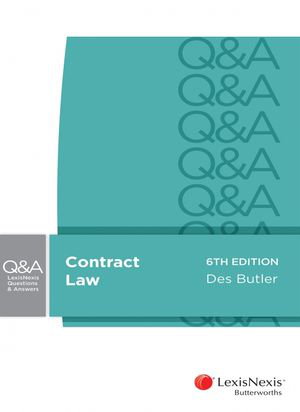 Cover art for Lexis Nexis Questions and Answers Contract Law