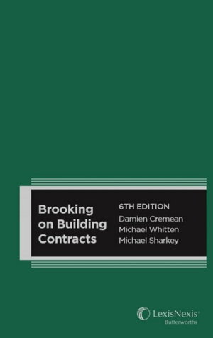 Cover art for Brooking on Building Contracts