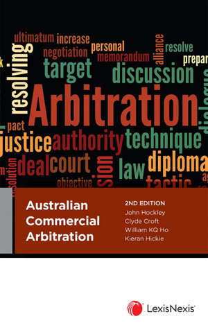 Cover art for Australian Commercial Arbitration