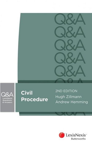 Cover art for LexisNexis Questions and Answers: Civil Procedure