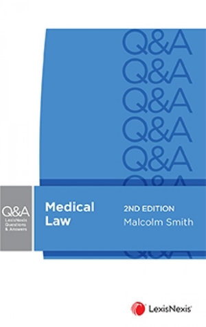 Cover art for LexisNexis Questions and Answers: Medical Law