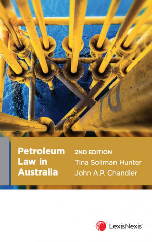 Cover art for Petroleum Law and Policy in Australia