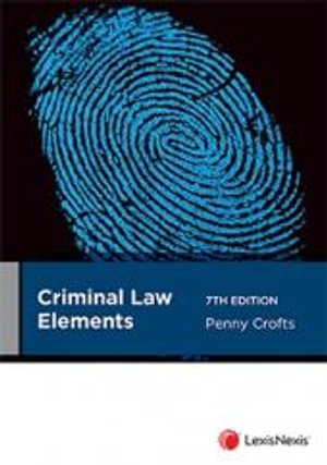Cover art for Criminal Law Elements