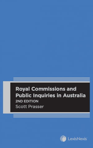 Cover art for Royal Commissions and Public Inquiries in Australia