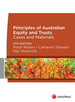 Cover art for Principles of Australian Equity and Trusts: Cases and Materials