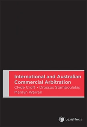 Cover art for International and Australian Commercial Arbitration
