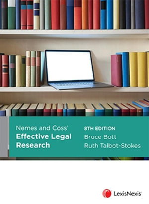Cover art for Nemes & Coss' Effective Legal Research