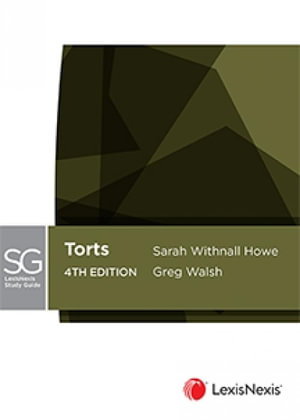 Cover art for LexisNexis Study Guide: Torts