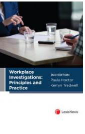 Cover art for Workplace Investigations: Principles and Practice