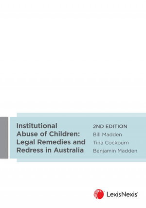Cover art for Institutional abuse of children: Legal remedies and redress in Australia