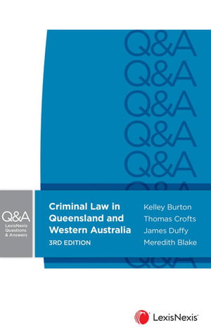 Cover art for LexisNexis Questions and Answers: Criminal Law in Queensland and Western Australia