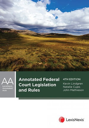 Cover art for Annotated Federal Court Legislation and Rules