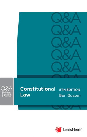 Cover art for LexisNexis Questions and Answers: Constitutional Law