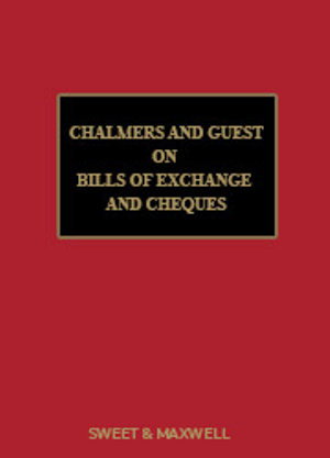 Cover art for Chalmers and Guest on Bills of Exchange and Cheques