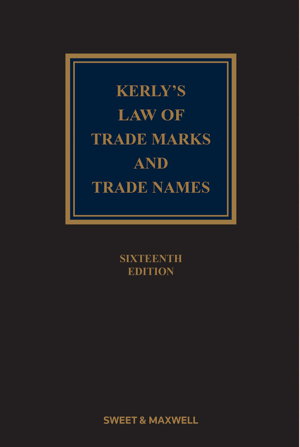 Cover art for Kerly's Law of Trade Marks and Trade Names