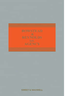 Cover art for Bowstead and Reynolds on Agency