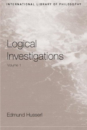 Cover art for Logical Investigations