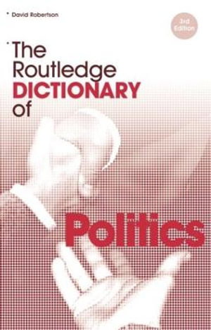 Cover art for The Routledge Dictionary of Politics