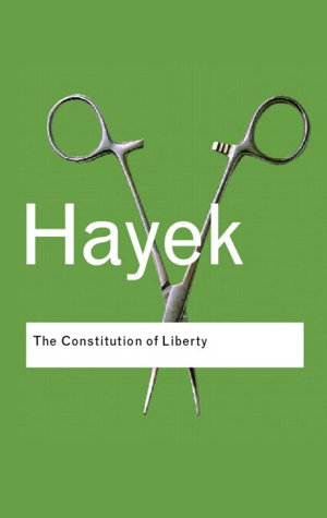 Cover art for The Constitution of Liberty
