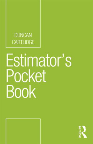 Cover art for Estimator's Pocket Book