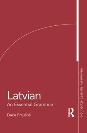 Cover art for Latvian: An Essential Grammar