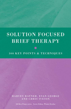 Cover art for Solution Focused Brief Therapy