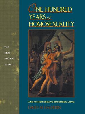 Cover art for One Hundred Years of Homosexuality